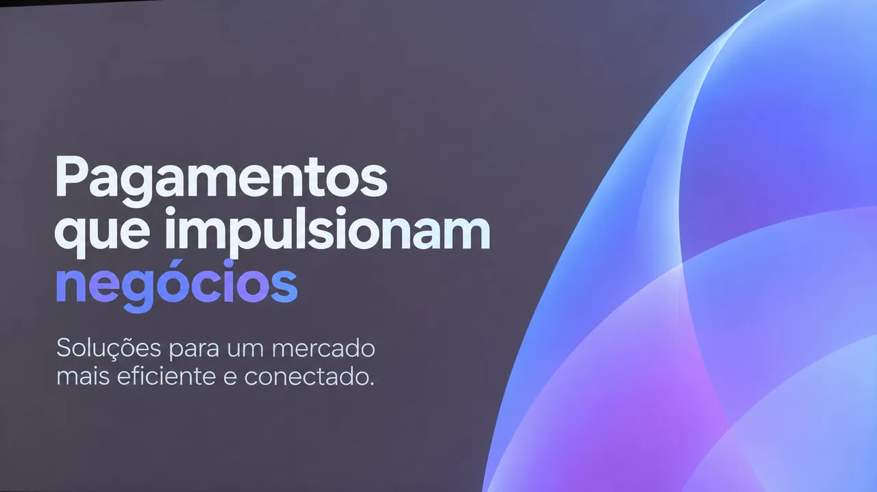 GFX: slide da apresentação exibido na transmissão